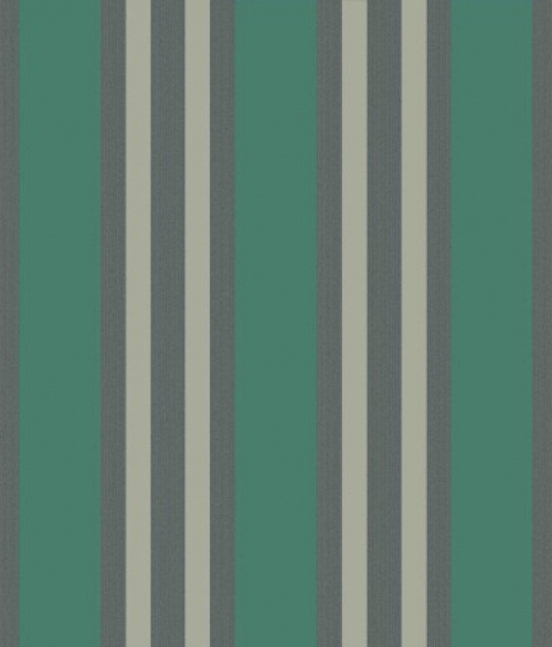 Marquee Stripes mørkegrøn - tapet - 10x0,52 m - fra Cole & Son 