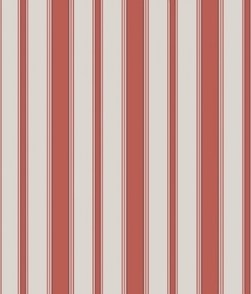 Marquee Stripes gammel rød - tapet - 10x0,53 m - fra Cole & Son 