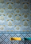 Sultan's Palace blå - tapet - 10x0,685 m - fra Cole & Son 