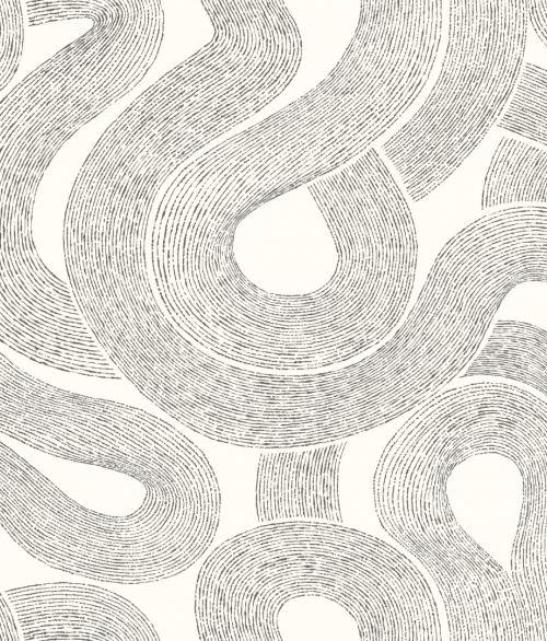 Zen white - tapet - 10.05x0.53m - fra Sandberg