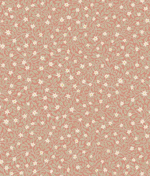 Posy 316051 pink/orange - tapet - 10x0.52m - fra Eijffinger