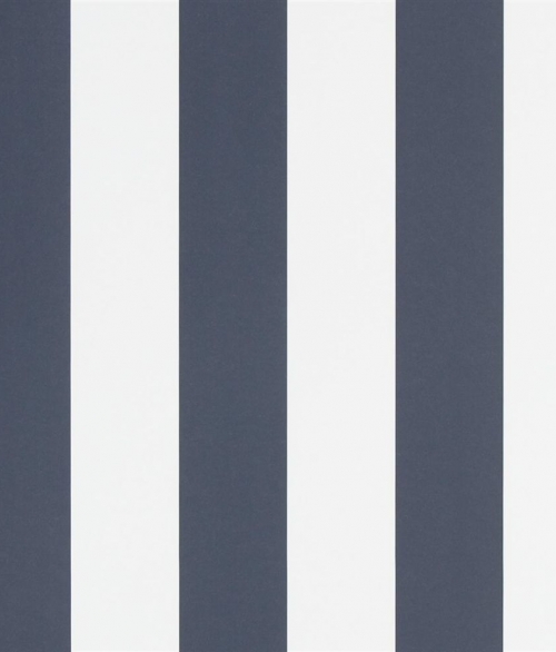 Spalding Stripe navy/hvid - tapet - 10x0.52m - fra Ralph Lauren