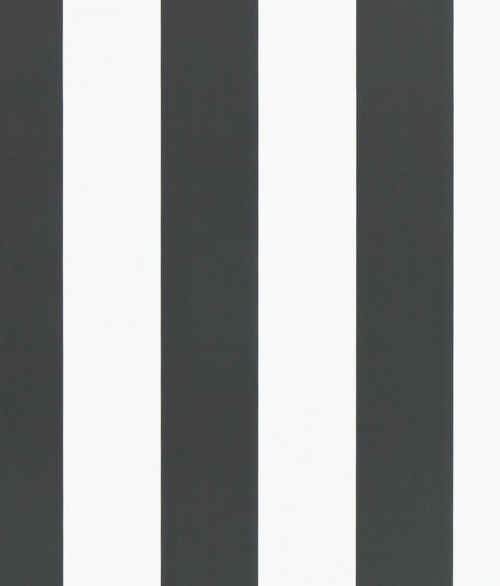 Spalding Stripe sort/hvid - tapet - 10x0.52m - fra Ralph Lauren
