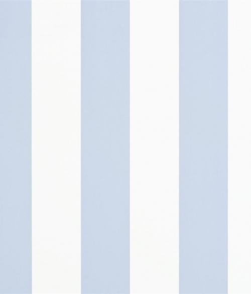 Spalding Stripe blå/hvid - tapet - 10x0.52m - fra Ralph Lauren