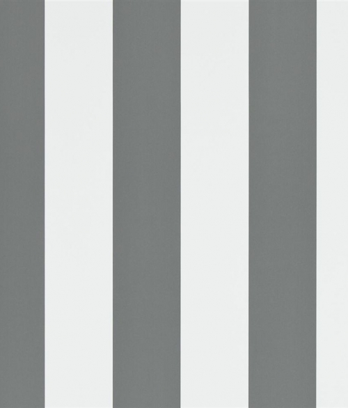 Spalding Stripe grå/hvid - tapet - 10x0.52m - fra Ralph Lauren