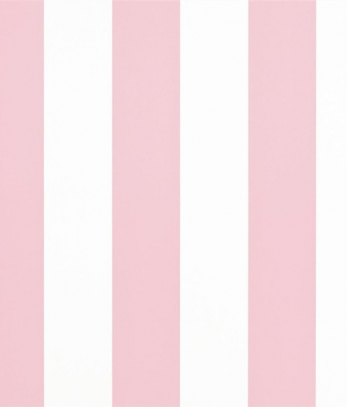 Spalding Stripe pink/hvid - tapet - 10x0.52m - fra Ralph Lauren