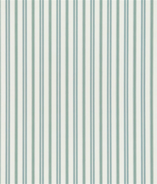 Basil Stripe teal blå - tapet - 10x0.52m - fra Ralph Lauren