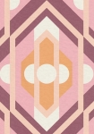 Geometric Ornaments pink - tapet - 8.50x0.53m - fra Tapetcompagniet