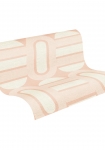 Oval Bars beige/creme pink - tapet - 8.50x0.53m - fra Tapetcompagniet