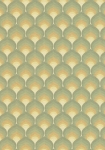 Abstract grøn/brun - tapet - 8.50x0.53m - fra Tapetcompagniet