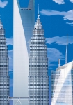 World's Tallest Buildings - fototapet - 366x254 cm - fra W+G