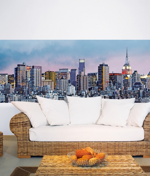 New York Skyline - fototapet - 127x366 cm - fra W+G 