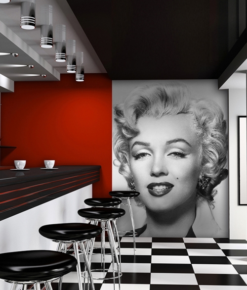 Marilyn Monroe - fototapet - 254x183 cm - fra W+G 