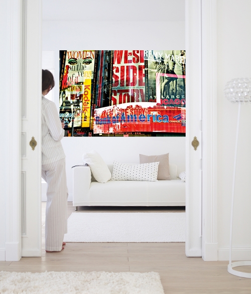 Times Square Neon Stories - fototapet - 115x175 cm - fra W+G 
