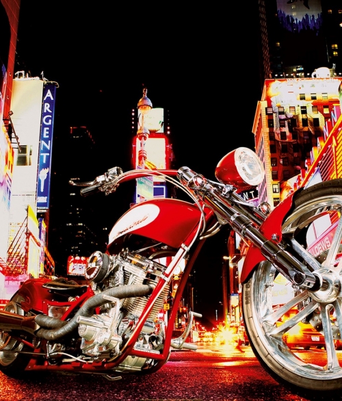 Midnight rider - fototapet - 115x175 cm - fra W+G