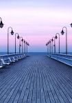 Pier at the seaside - fototapet - 254x366 cm - fra W+G 
