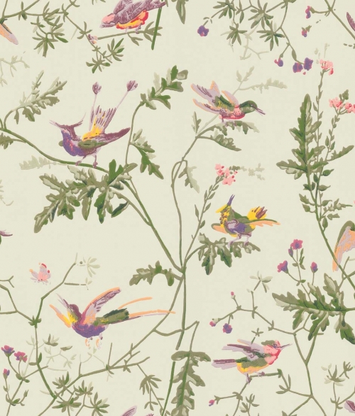 Archive Anthology birds rosa - tapet - 10x0,52 m - fra Cole & Son 