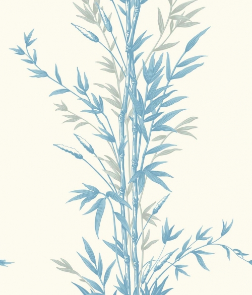 Archive Anthology hvid/blå siv blomst - tapet - 10x0,52 m - fra Cole & Son 
