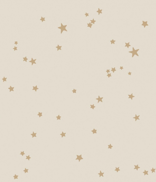 Whimsical stars guld/beige - tapet - 10x0,52 m - fra Cole & Son 