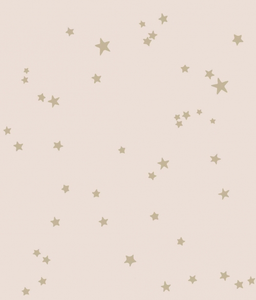 Whimsical stars guld/lyserød- tapet - 10x0,52 m - fra Cole & Son 