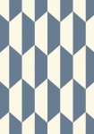Geometric II blå - tapet - 10x0,53 m - fra Cole & Son 