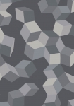 Geometric II firkanter grå/sort - tapet - 10x0,685 m - fra Cole & Son 