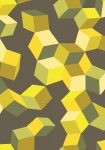 Geometric II firkanter gul - tapet - 10x0,685 m - fra Cole & Son 