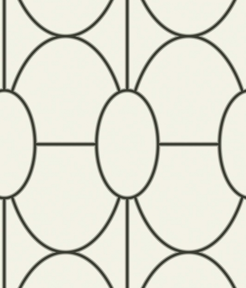 Geometric II mønstret hvid - tapet - 10x0,52 m - fra Cole & Son 