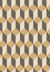 Geometric II brune firkanter - tapet - 10x0,53 m - fra Cole & Son 
