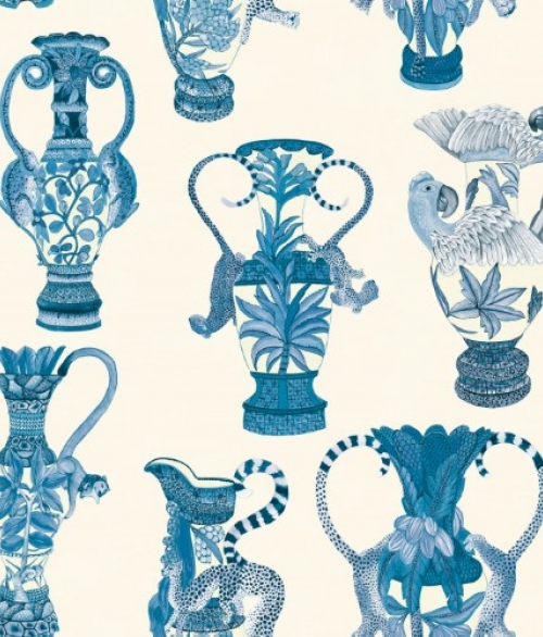 Ardmore Khulu Vases blå - 10x0,68 m - fra Cole & Son 