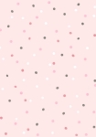 Dots lyserød baggrund - tapet - 10,05x0,53 m - fra ESTA HOME