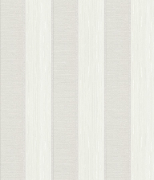 Hvid stribe med grå - tapet - 10,05x0,53 m - fra Tapetcompagniet 