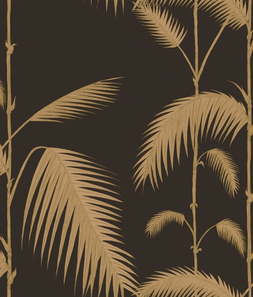 Palm Leaves guld - tapet - 10,05x0,53 m - fra Cole & Son 