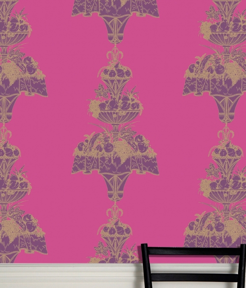 New Contemporary Two pink/lilla - tapet - 10x0,52 m - fra Cole & Son 