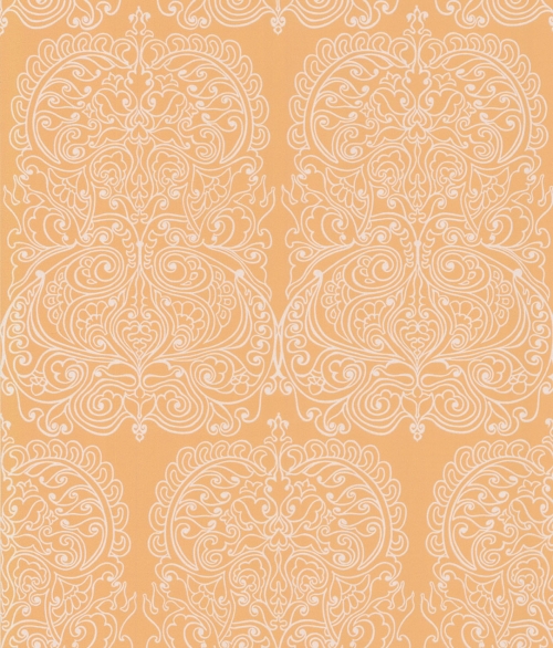 New Contemporary Two orange blomst - tapet - 10x0,52 m - fra Cole & Son 
