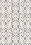 Hicks' Hexagon grå/beige - tapet - 10x0,53 m - fra Cole & Son 