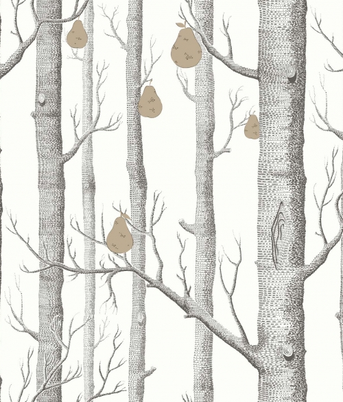 Woods & Pears grå - tapet - 10x0,53 m - fra Cole & Son 