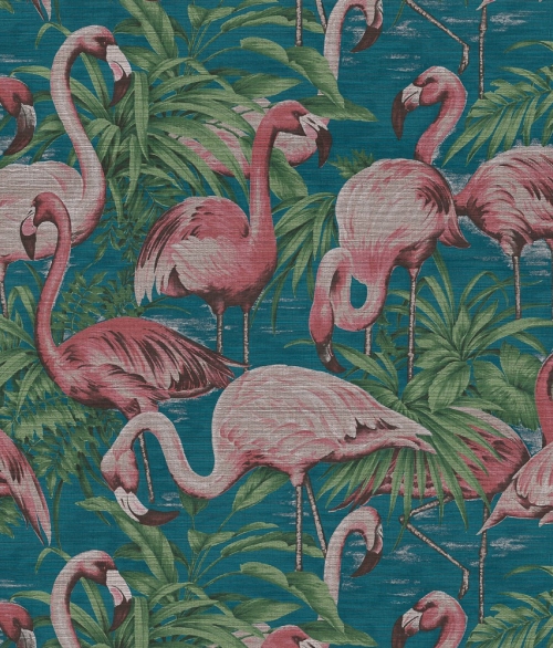 ARTE Flamingo lyserød - tapet - 10x1 m - fra ARTE 