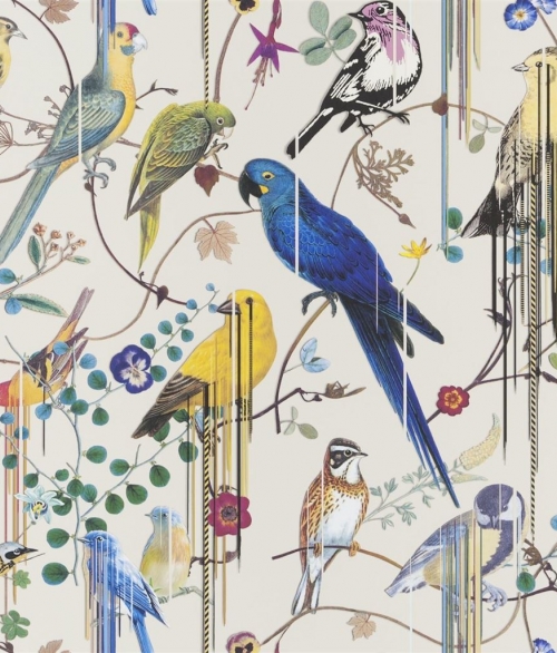 Birds Sinfonia beige - tapet - 10x0,685 m - fra Christian Lacroix 
