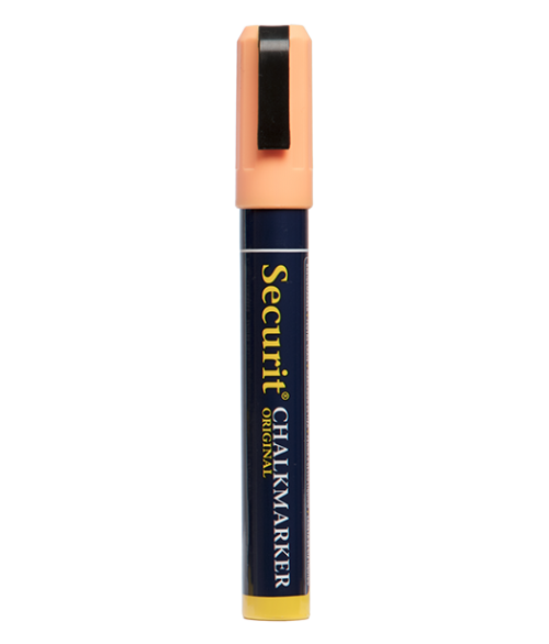 Chalkmarker - Kalk Tusch 2-6 mm - Orange - Fra Securit