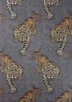 Eden tiger lilla - tapet - 10x0,52 m - fra Matthew Williamson 