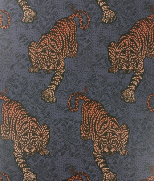 Eden tiger sort - tapet - 10x0,52 m - fra Matthew Williamson 