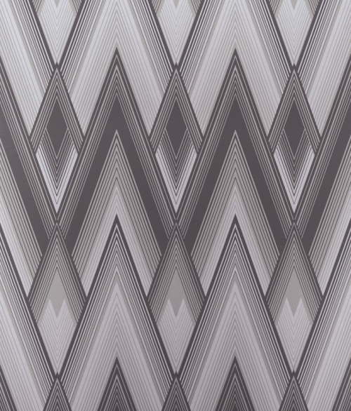 Fantasque geometri grå - tapet - 10x0,52 m - fra Osborne & Little