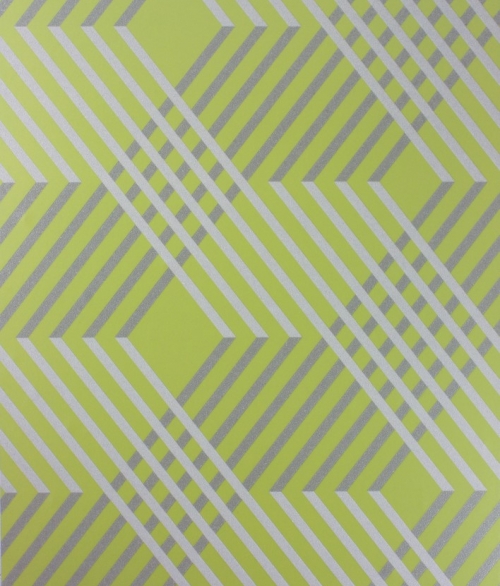 Fantasque mønstret lysegrøn - tapet - 10x0,52 m - fra Osborne & Little
