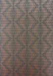 Fantasque mønstret brun - tapet - 10x0,52 m - fra Osborne & Little