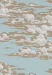Silvi Clouds english blue - tapet - 10x0,686 m - fra Sanderson 