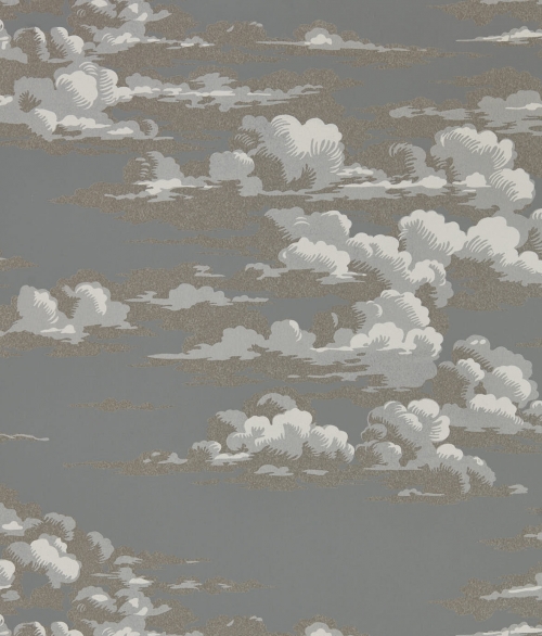 Silvi Clouds taupe grey - tapet - 10x0,686 m - fra Sanderson 