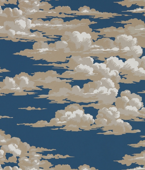 Silvi Clouds blue - tapet - 10x0,686 m - fra Sanderson 