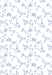 Delicate Floral blå - tapet - 10.00x0.53m - fra GALERIE