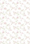 Delicate Floral rosa/grøn - tapet - 10.00x0.53m - fra GALERIE